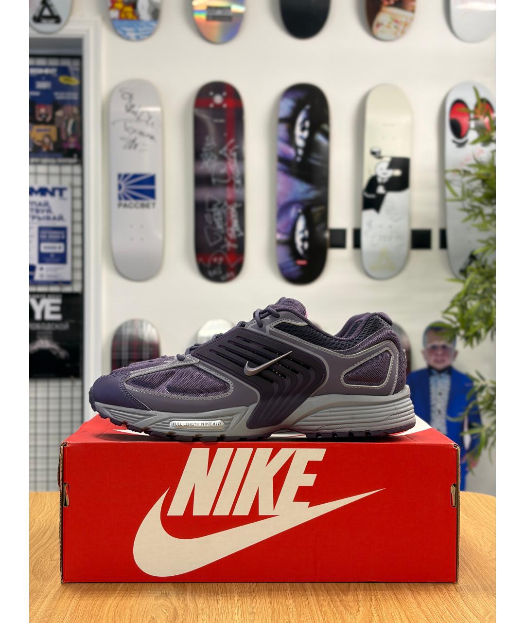 NIKE Фиолетовые низкие кроссовки / кеды, фото 5