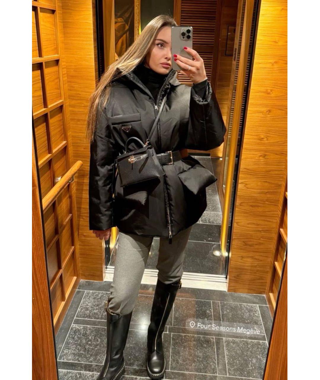 PRADA Черная куртка, фото 3