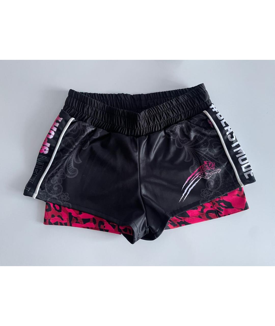 PHILIPP PLEIN Черные полиэстеровые шорты, фото 8