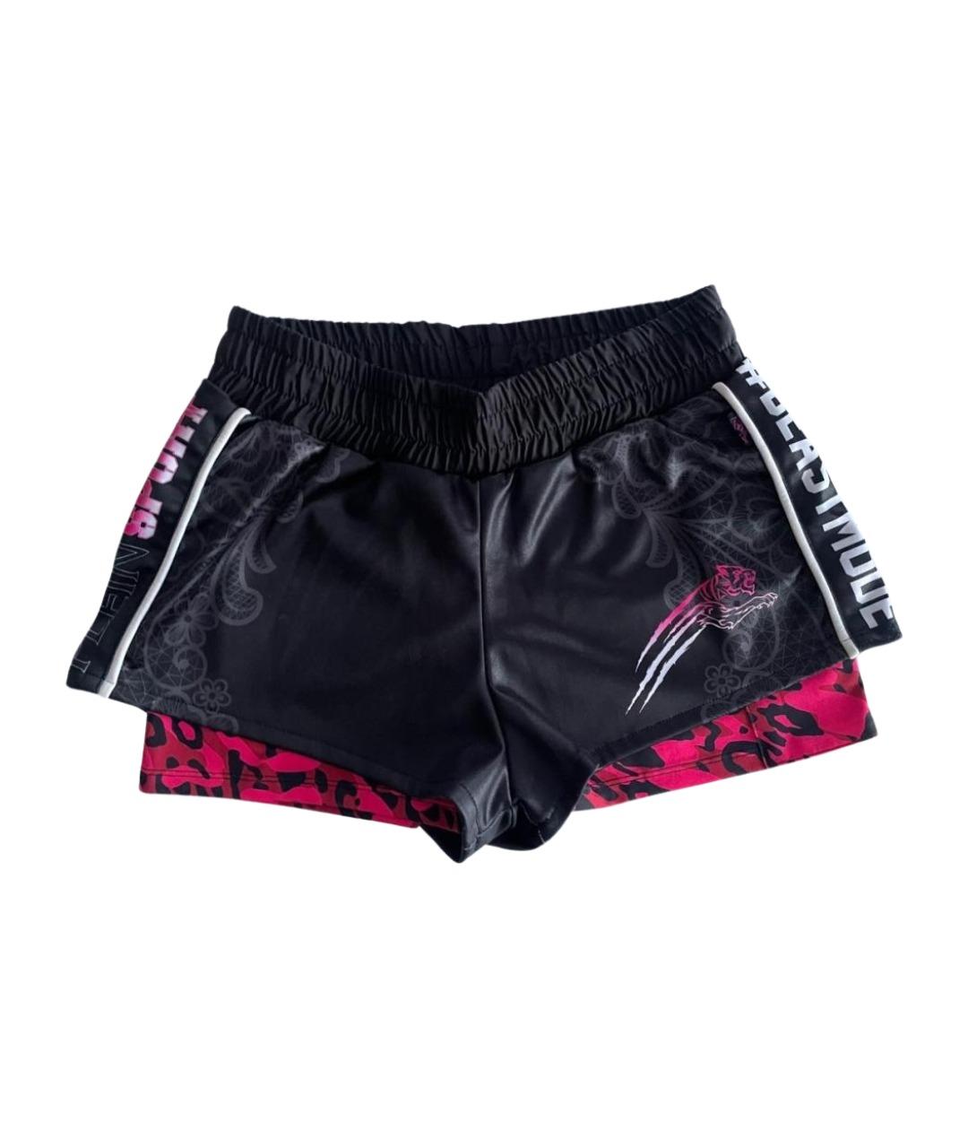 PHILIPP PLEIN Черные полиэстеровые шорты, фото 1