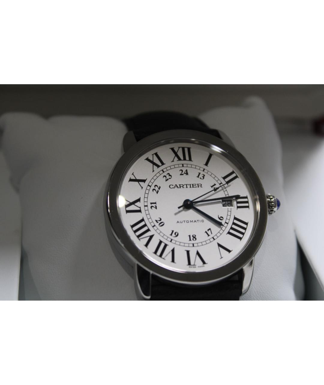CARTIER Белые часы, фото 5
