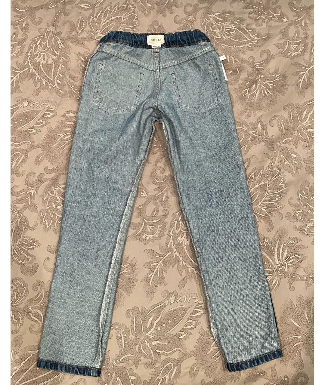 GUCCI Синие деним детские джинсы, фото 4