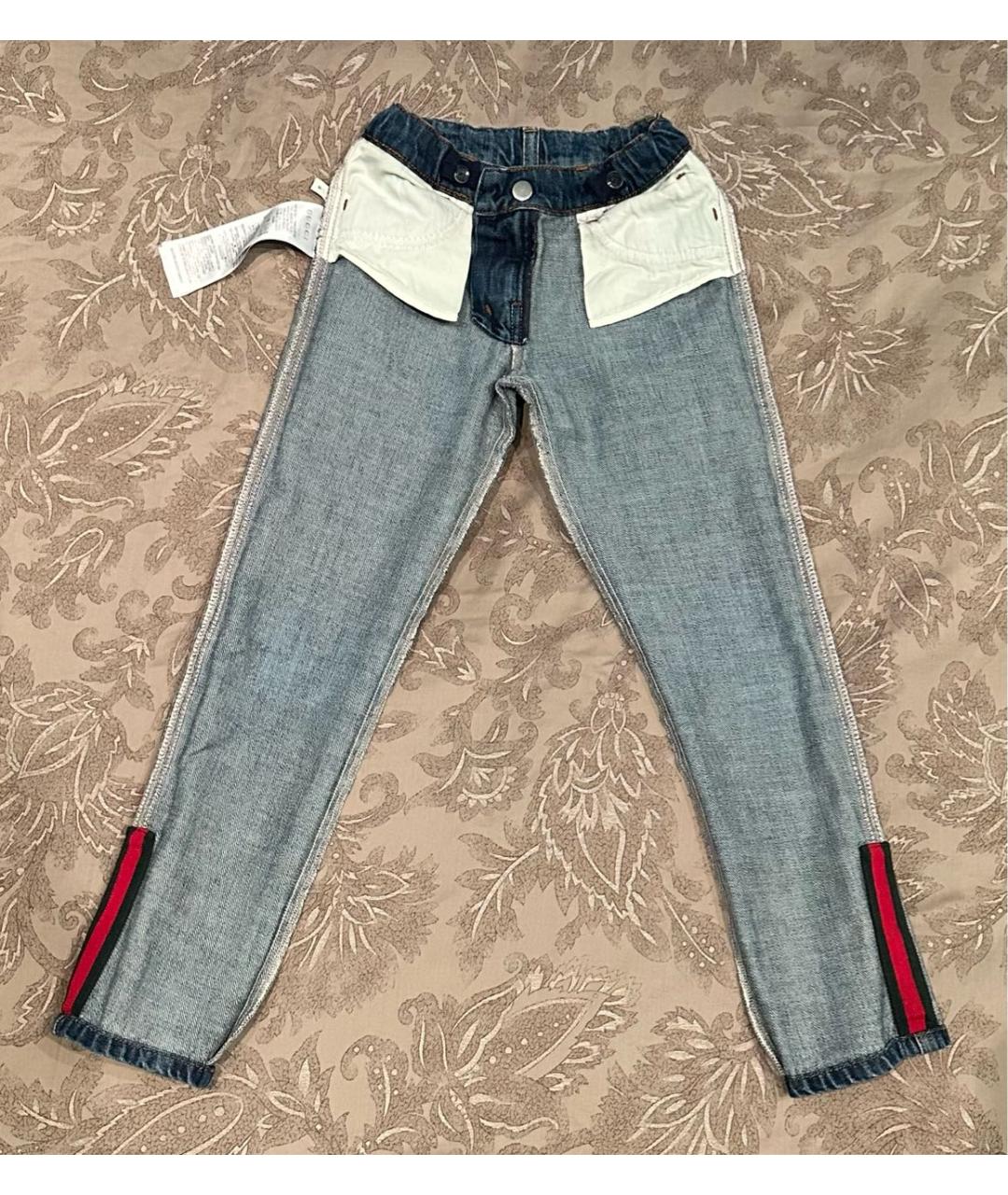GUCCI Синие деним детские джинсы, фото 5