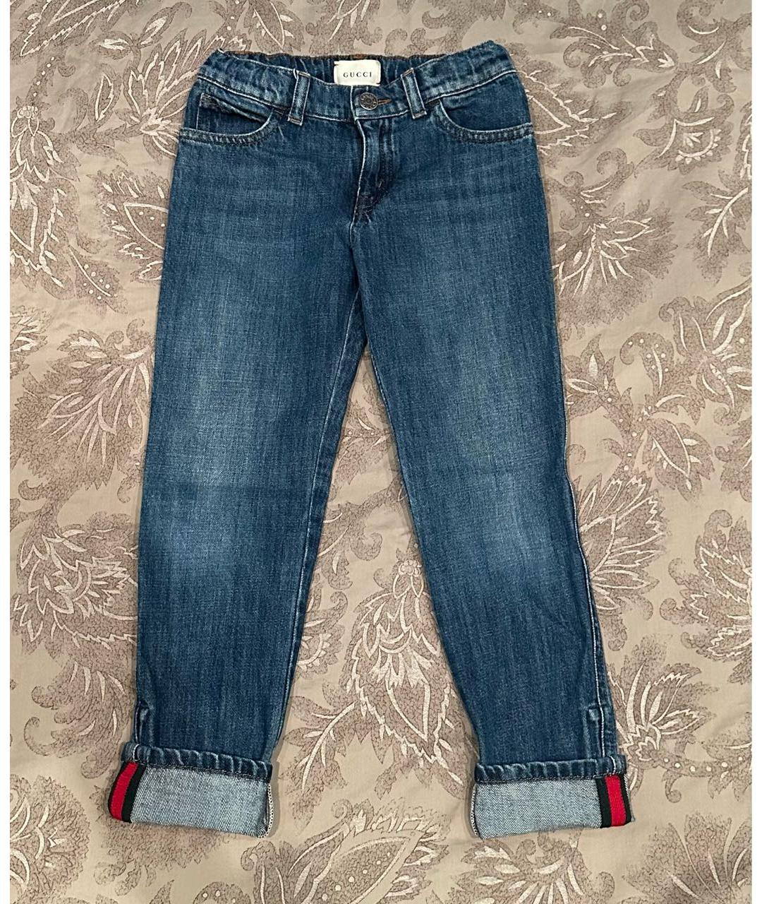 GUCCI Синие деним детские джинсы, фото 2