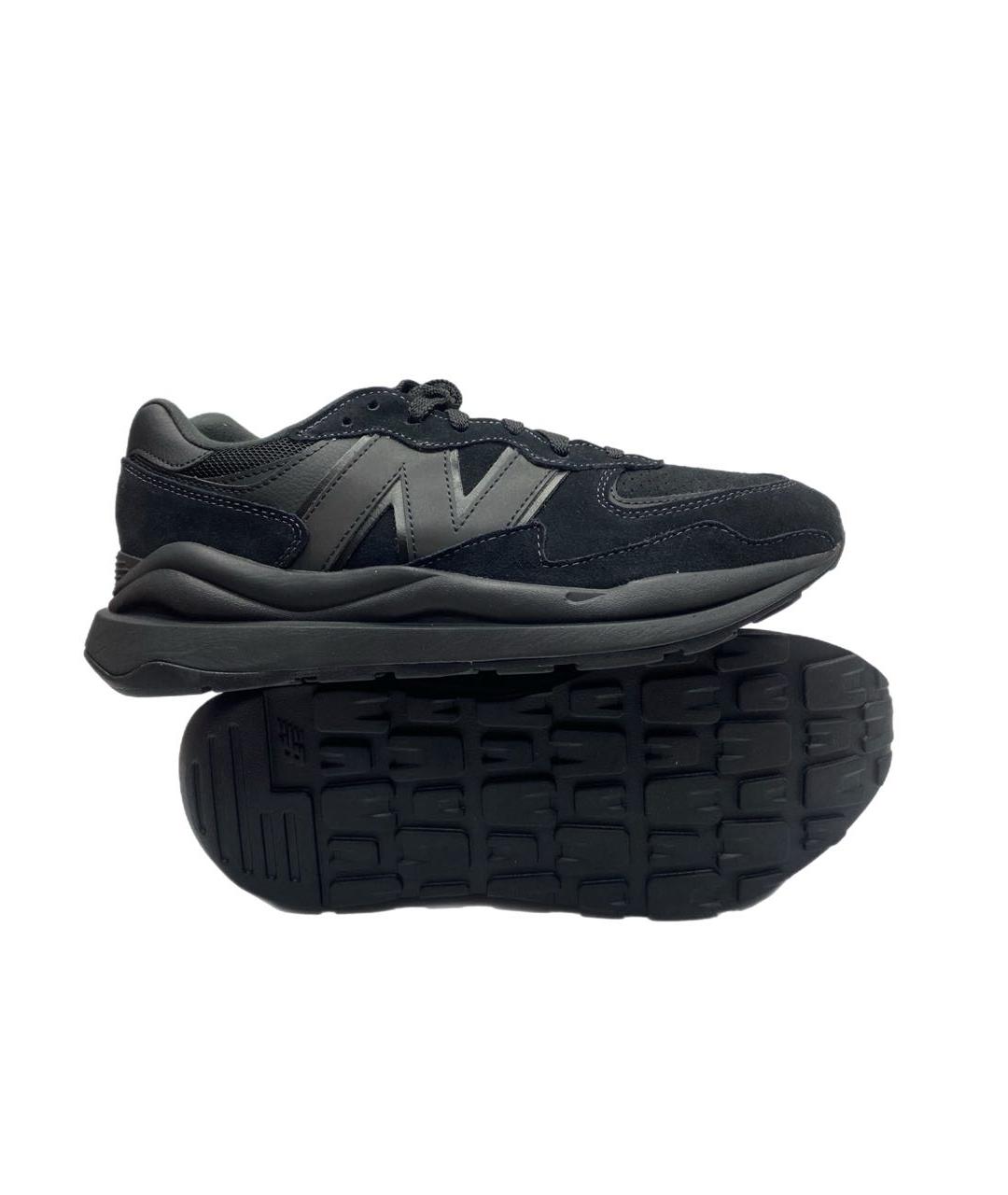 NEW BALANCE Черные замшевые низкие кроссовки / кеды, фото 5