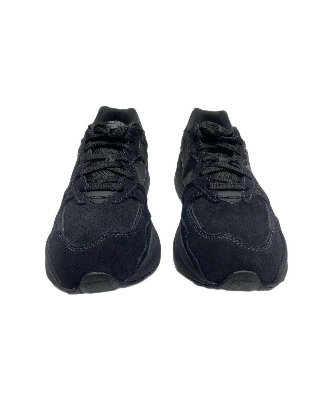 NEW BALANCE Черные замшевые низкие кроссовки / кеды, фото 2