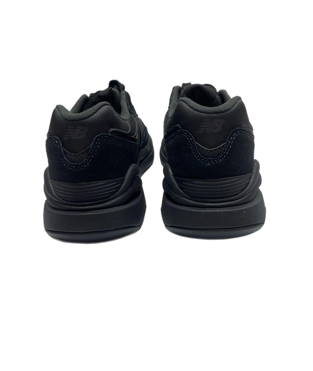 NEW BALANCE Черные замшевые низкие кроссовки / кеды, фото 4