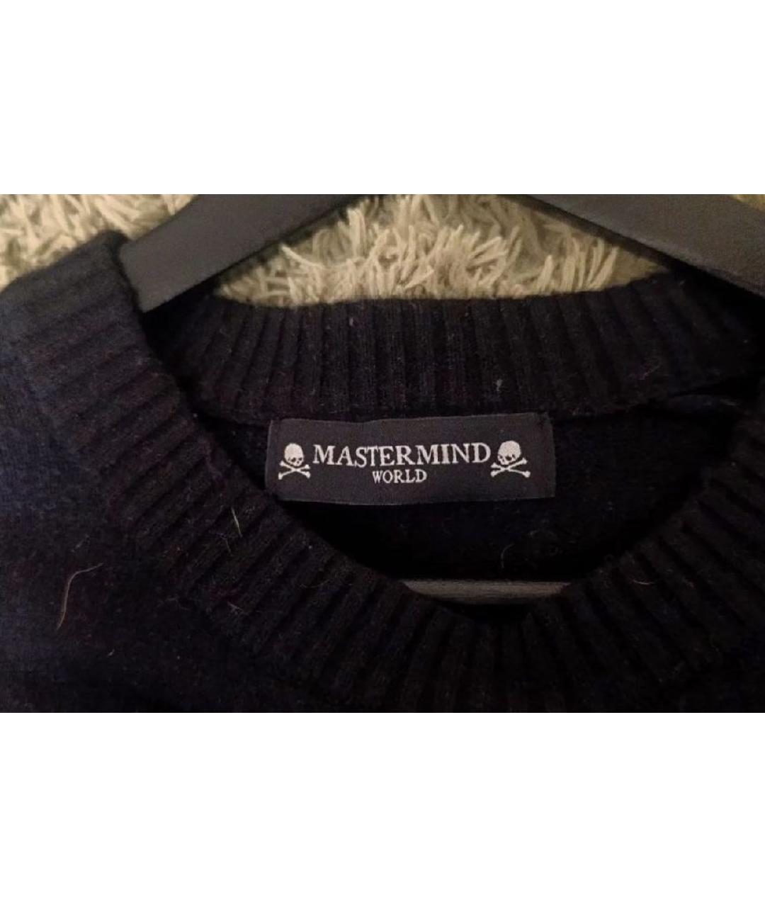 MASTERMIND WORLD Черный кашемировый джемпер / свитер, фото 4