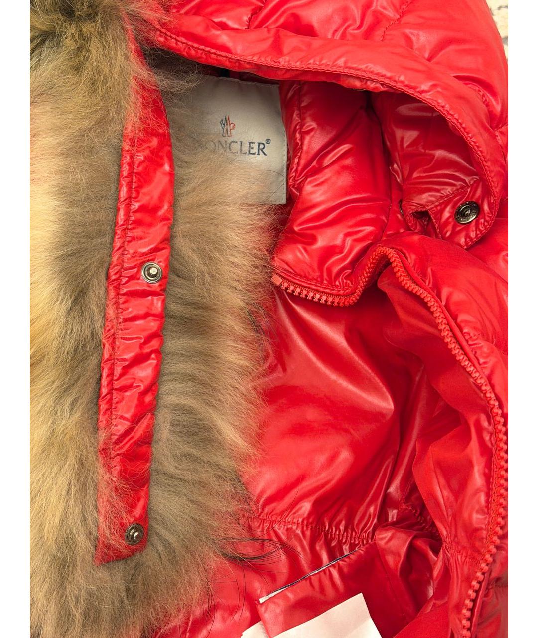 MONCLER Красный комбинезон, фото 6