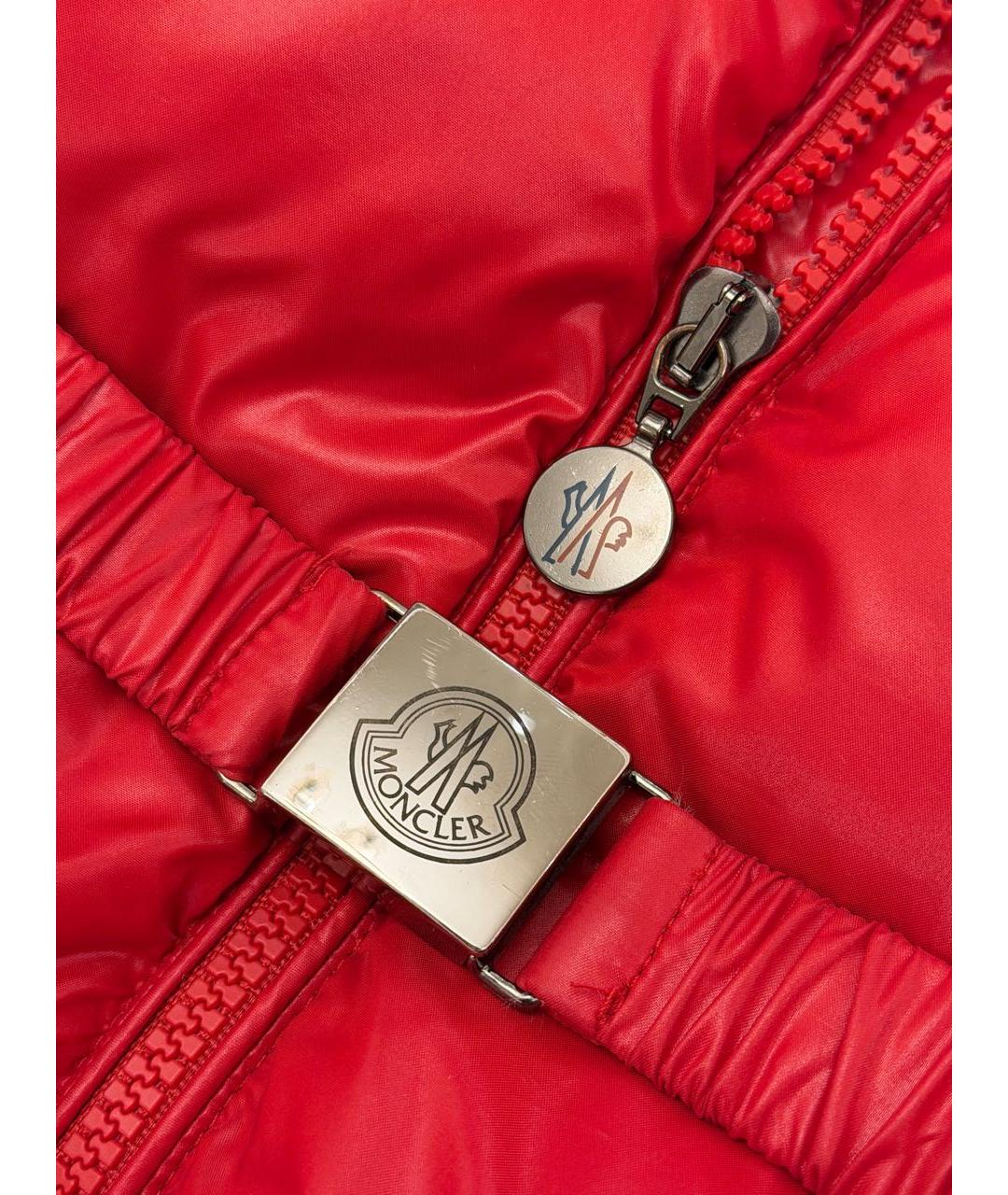 MONCLER Красный комбинезон, фото 3
