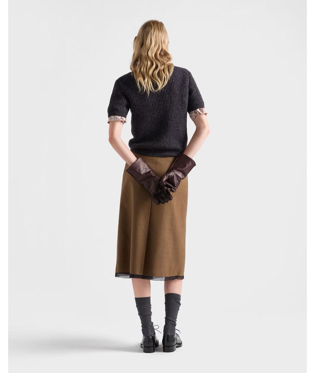 PRADA Серый шерстяной джемпер / свитер, фото 4