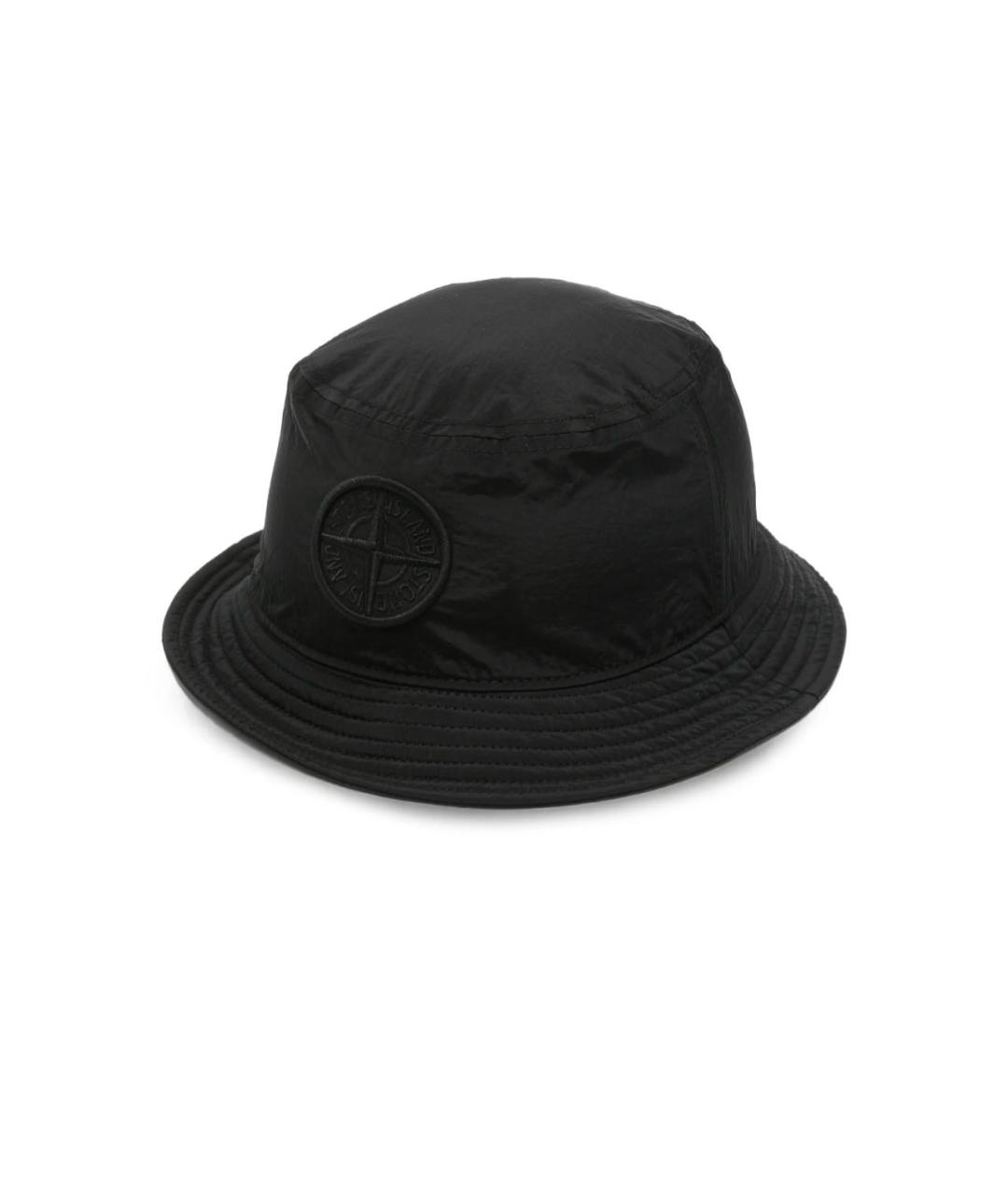 STONE ISLAND Черная хлопковая шляпа, фото 8