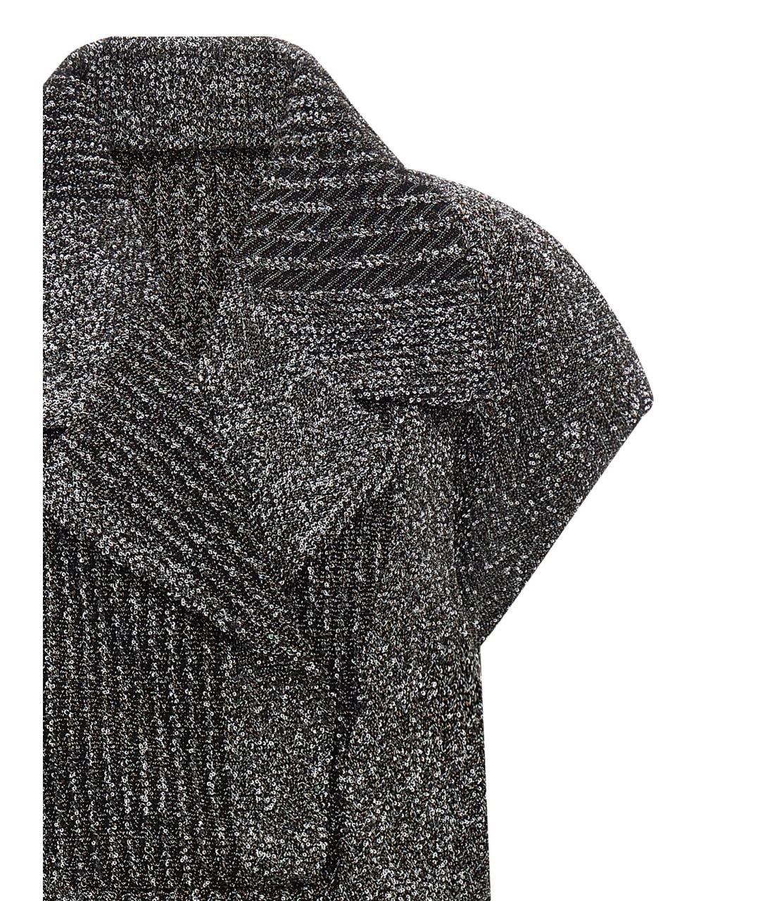 MISSONI Серое полиамидовое повседневное платье, фото 3