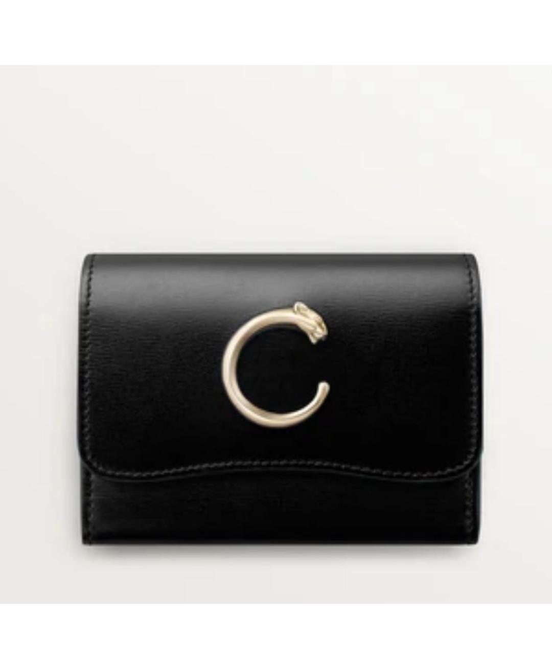 CARTIER Черный кожаный кошелек, фото 6