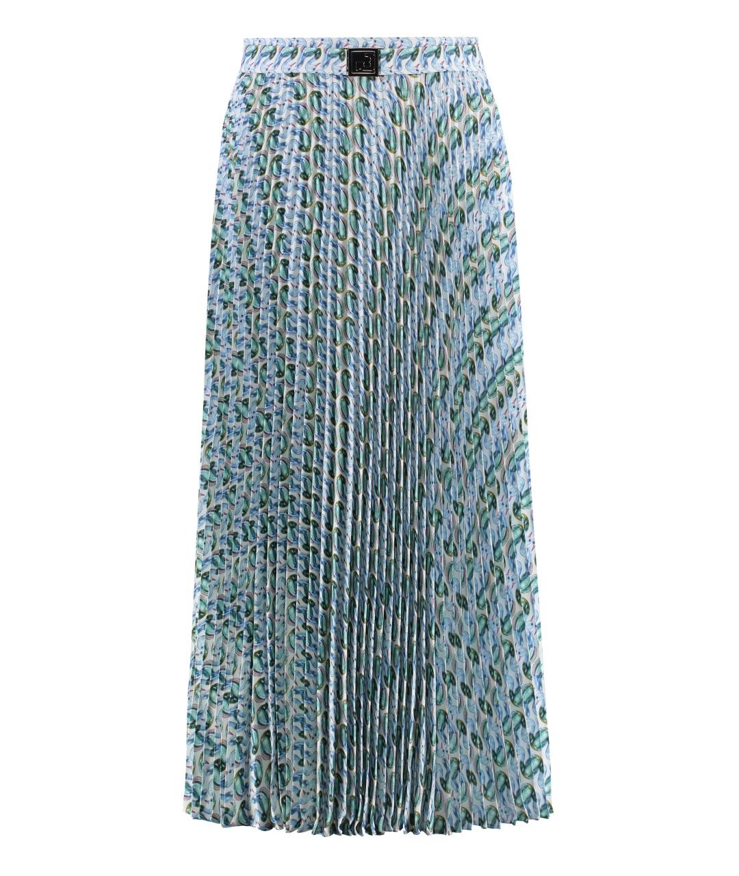 TORY BURCH Мульти полиэстеровая юбка макси, фото 1