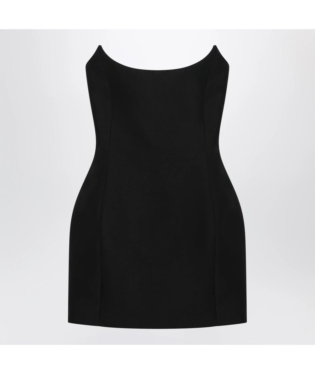 BALENCIAGA Черное шерстяное платье, фото 3