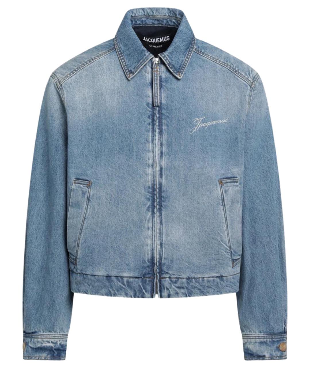JACQUEMUS Синяя хлопковая куртка, фото 1