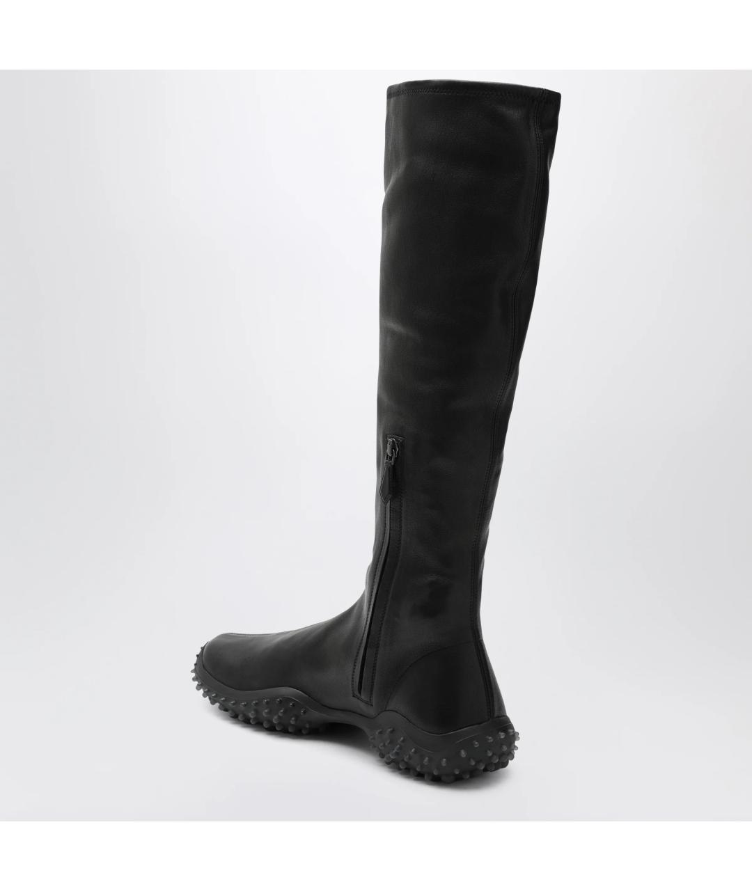 MIU MIU Черные кожаные сапоги, фото 2