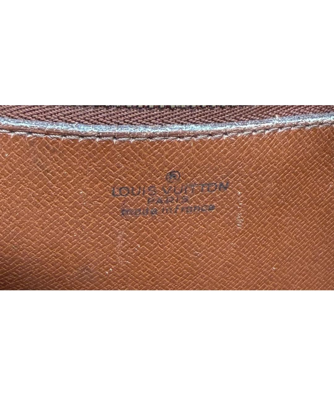 LOUIS VUITTON Коричневая барсетка из канвы, фото 5