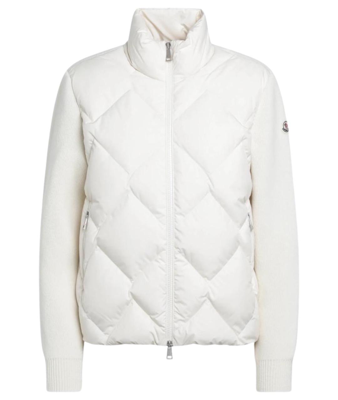 MONCLER Белая шерстяная куртка, фото 1