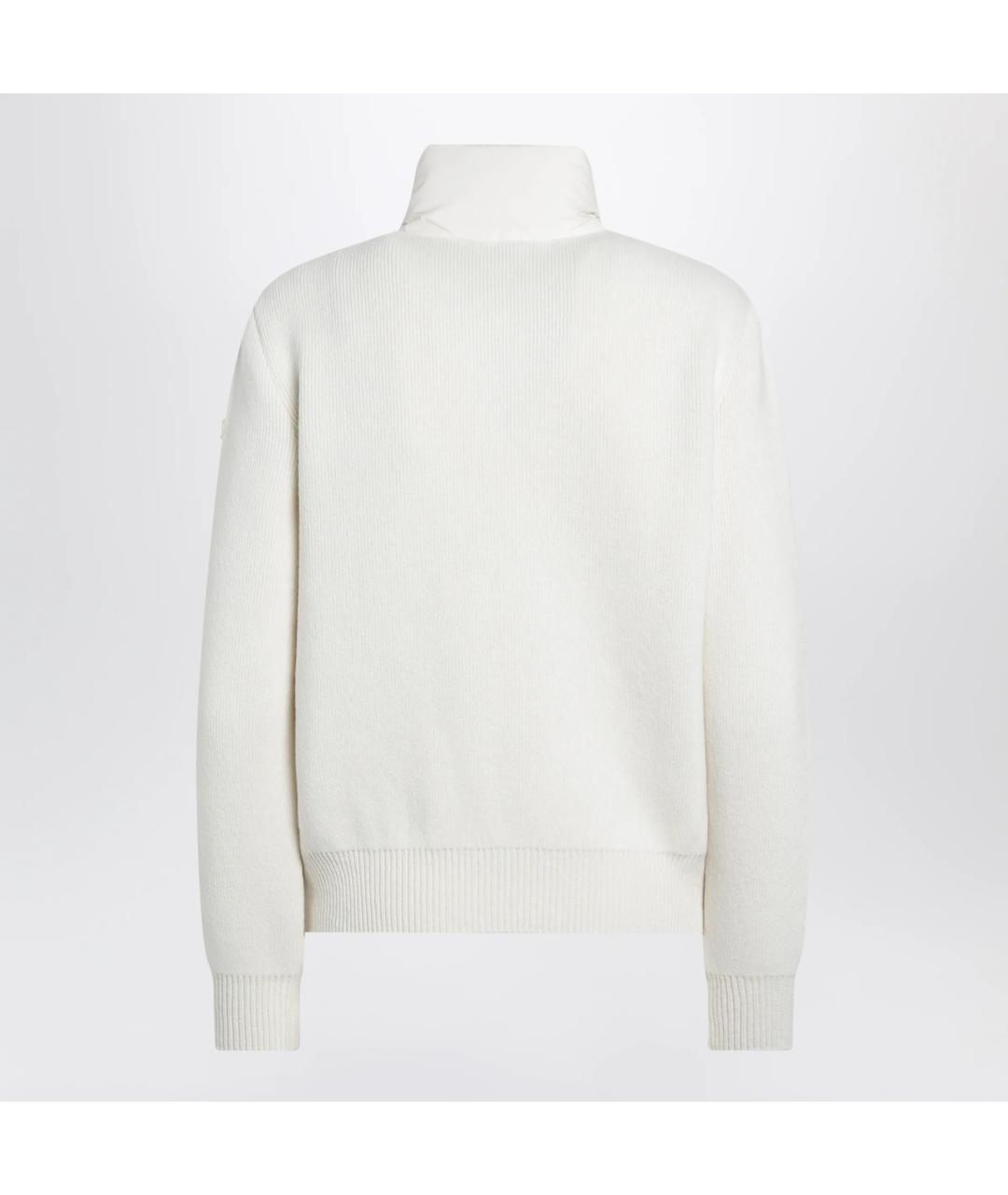 MONCLER Белая шерстяная куртка, фото 2