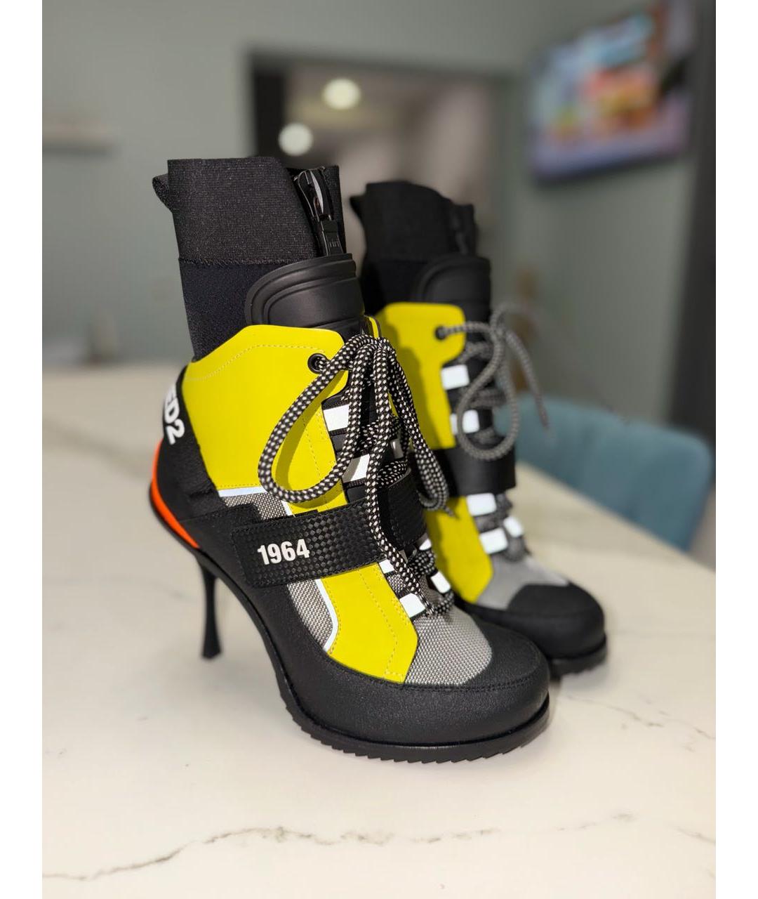 DSQUARED2 Мульти кожаные ботильоны, фото 7