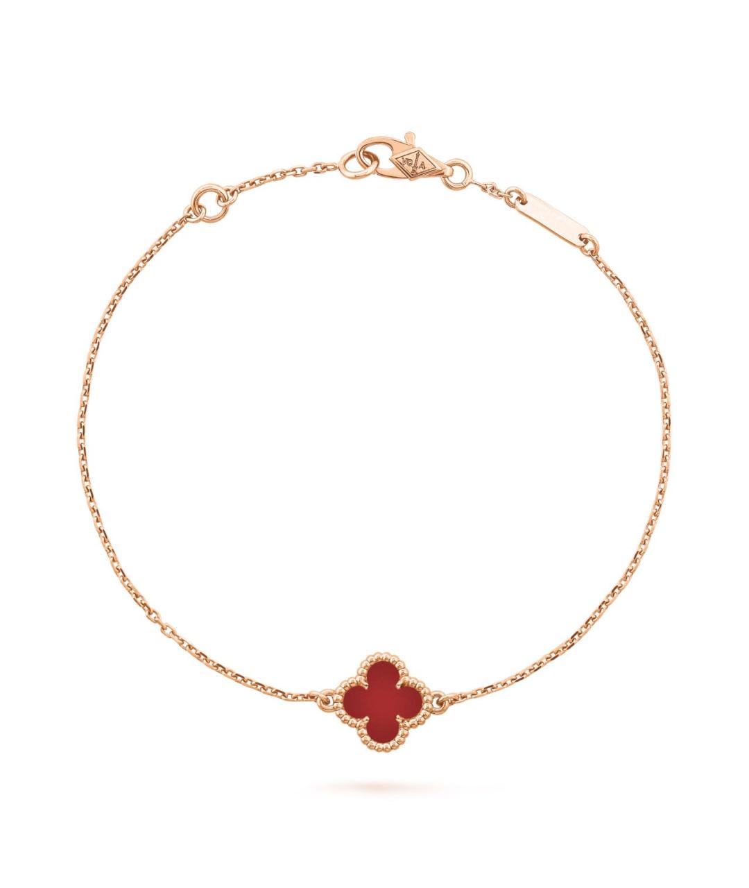 VAN CLEEF & ARPELS Красный браслет из розового золота, фото 7