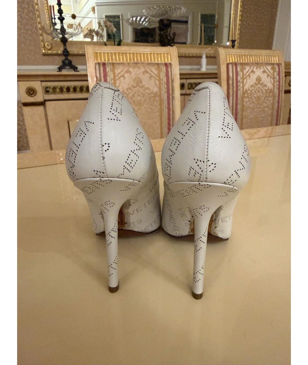 VETEMENTS Белые кожаные туфли, фото 2