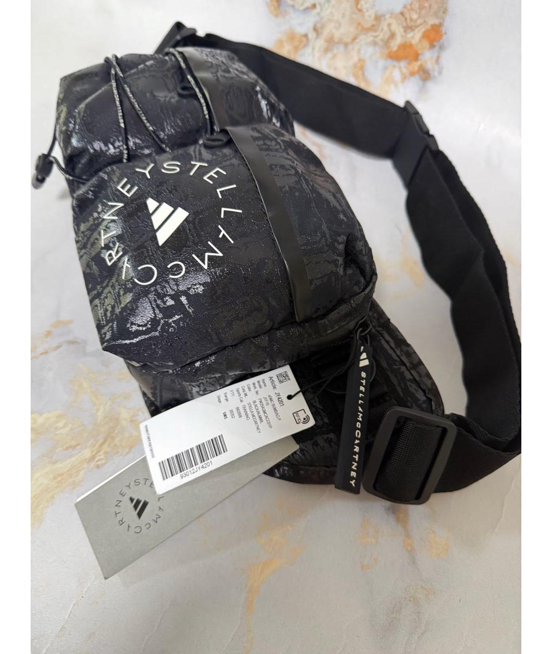 ADIDAS BY STELLA MCCARTNEY Черная поясная сумка, фото 5