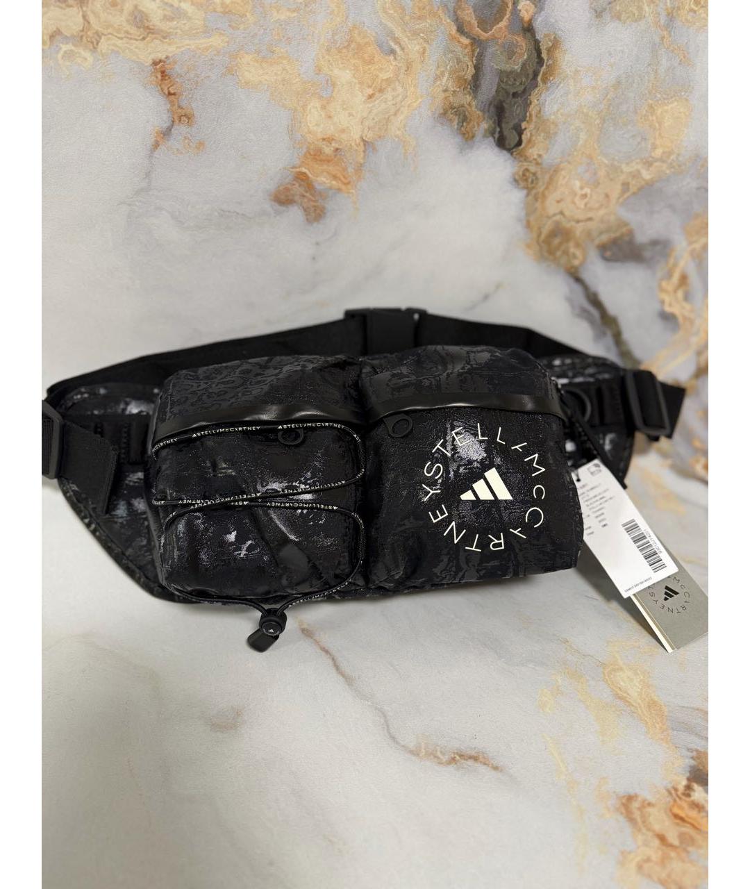ADIDAS BY STELLA MCCARTNEY Черная поясная сумка, фото 4