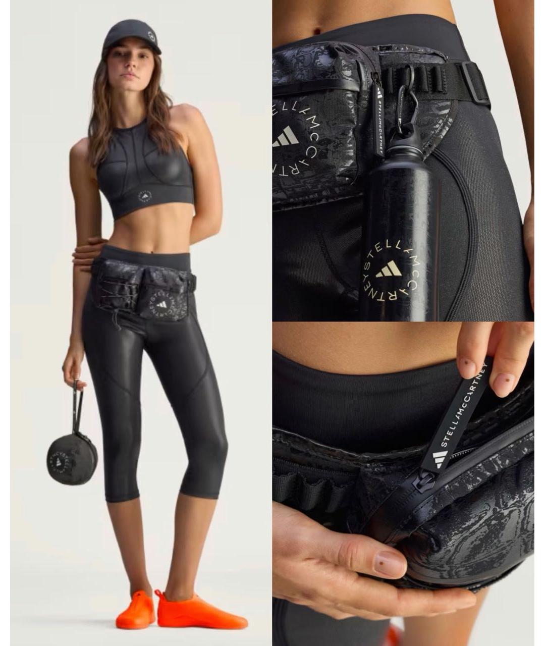ADIDAS BY STELLA MCCARTNEY Черная поясная сумка, фото 7