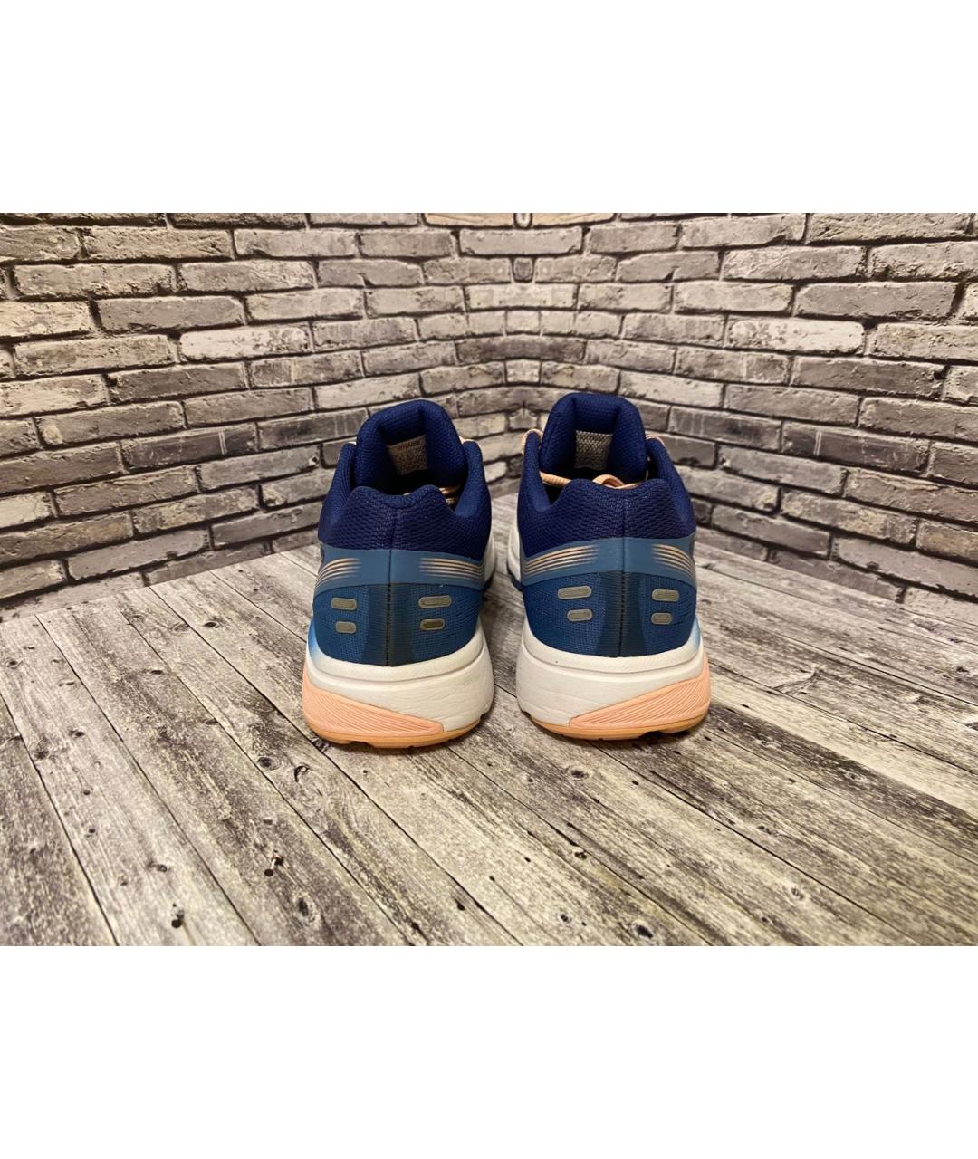 ASICS Синие синтетические кроссовки, фото 4