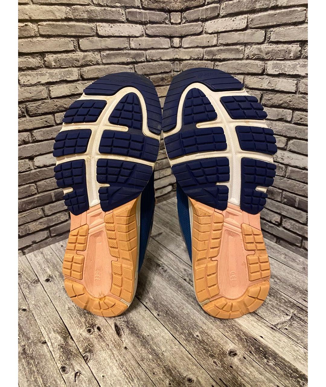 ASICS Синие синтетические кроссовки, фото 3