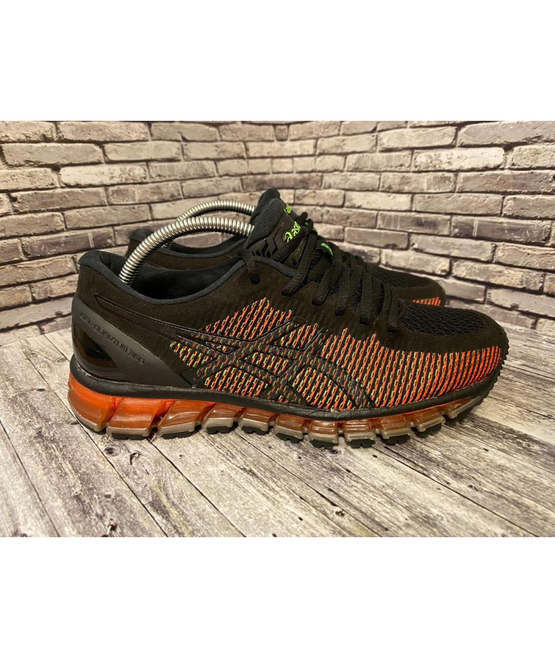 ASICS Черные синтетические кроссовки, фото 6
