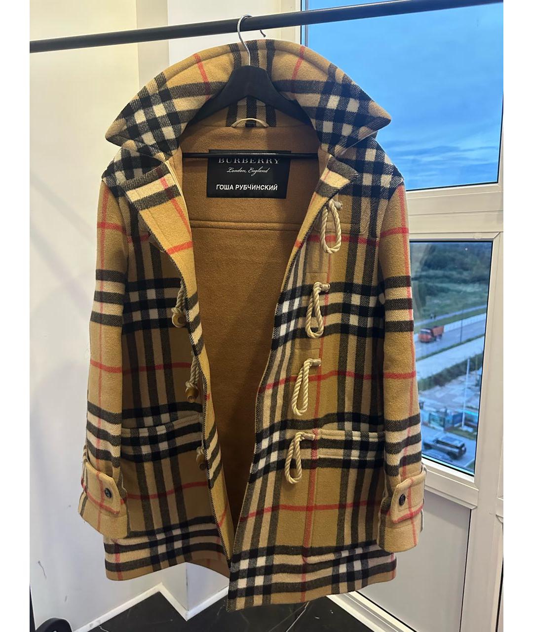 BURBERRY Шерстяное пальто, фото 4