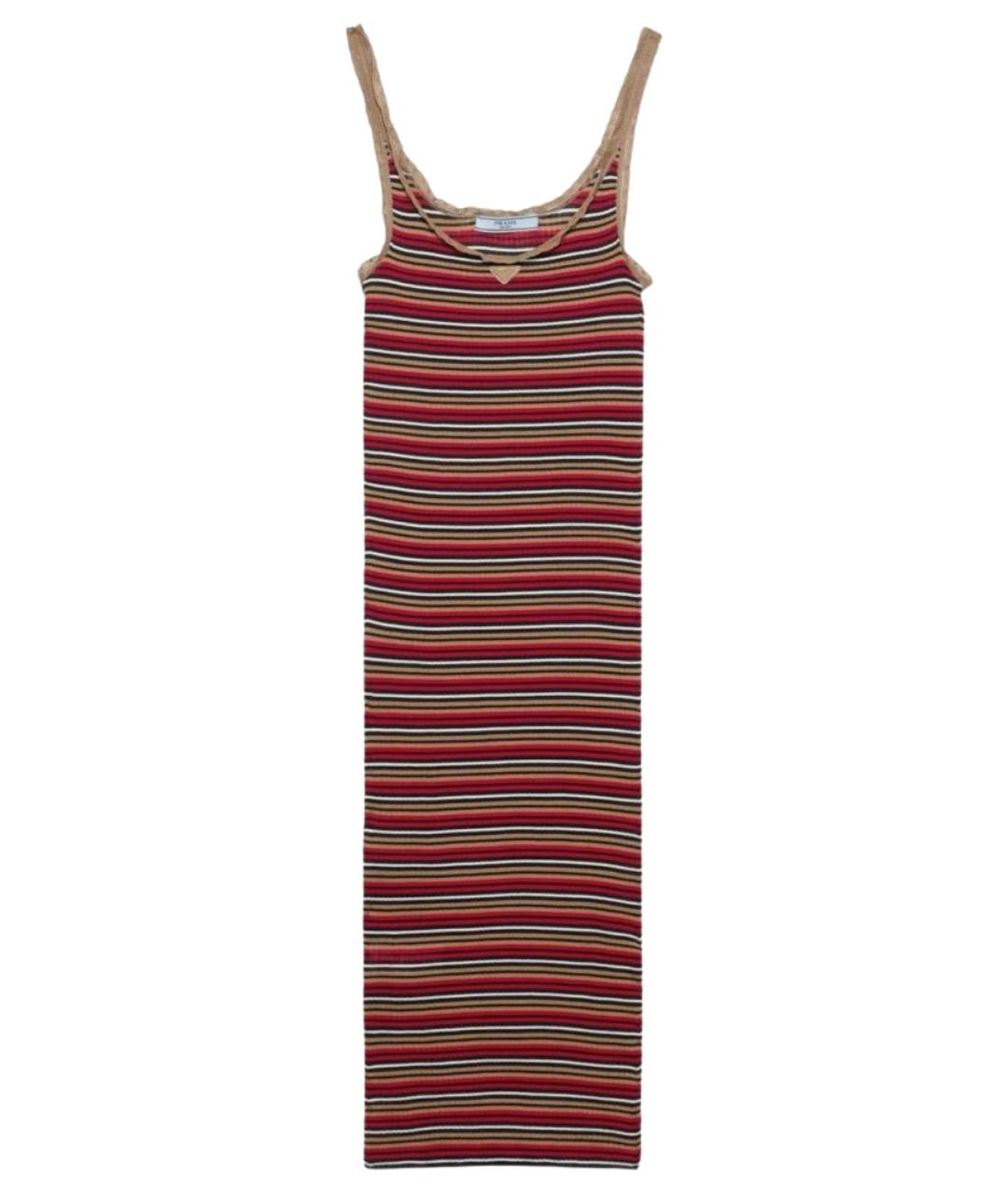 PRADA Мульти хлопковое повседневное платье, фото 1