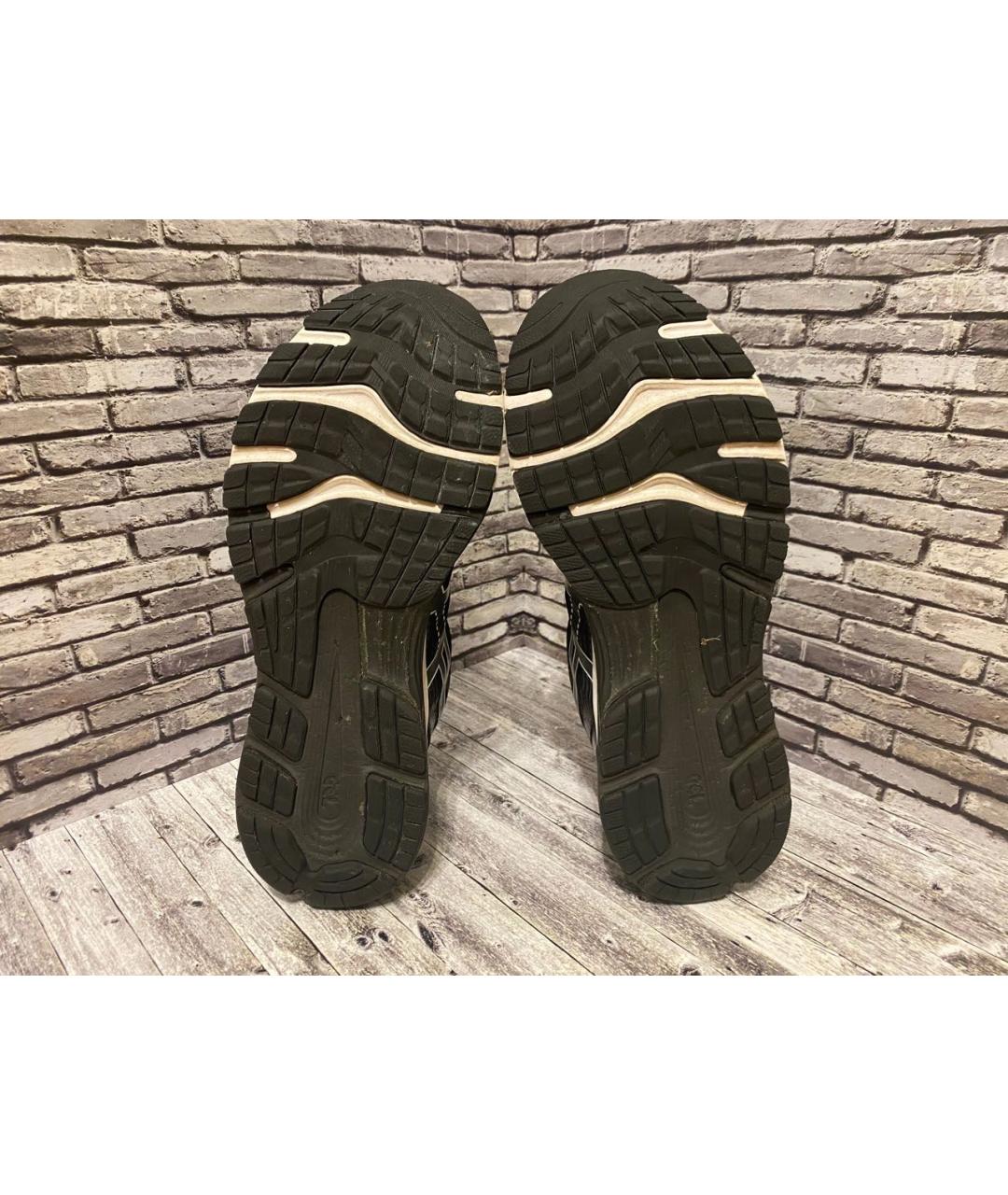 ASICS Черные синтетические низкие кроссовки / кеды, фото 3