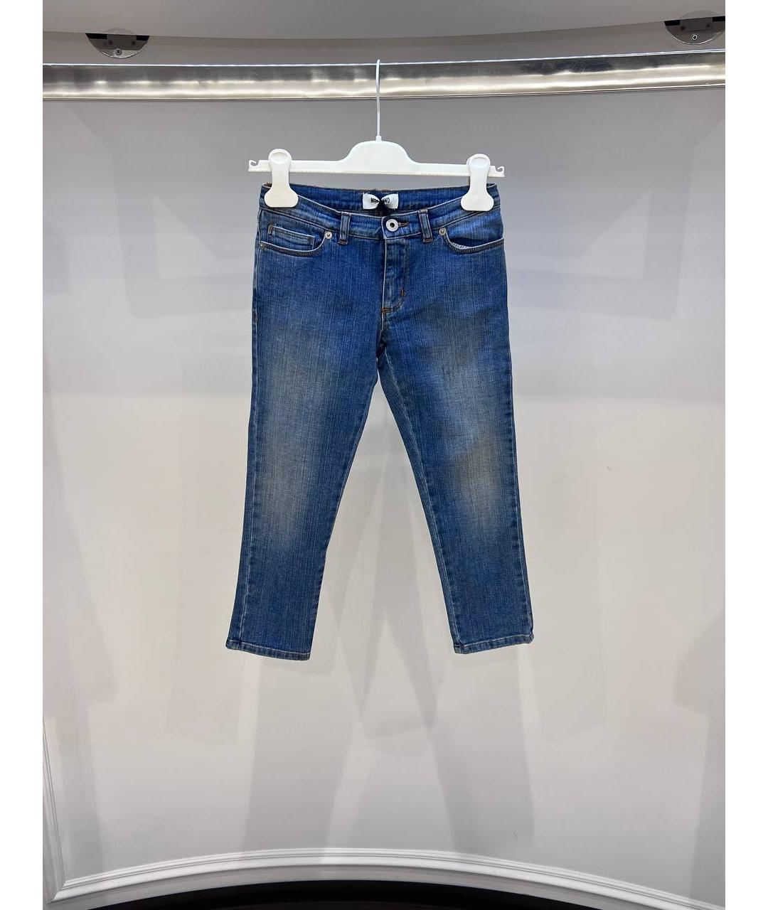 MOSCHINO Голубые деним детские джинсы, фото 4