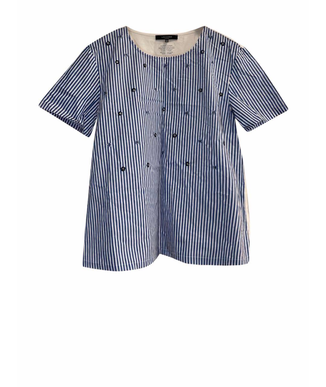 WEEKEND MAX MARA Белая хлопковая футболка, фото 5
