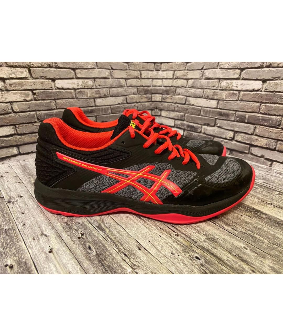 ASICS Черные синтетические кроссовки, фото 6