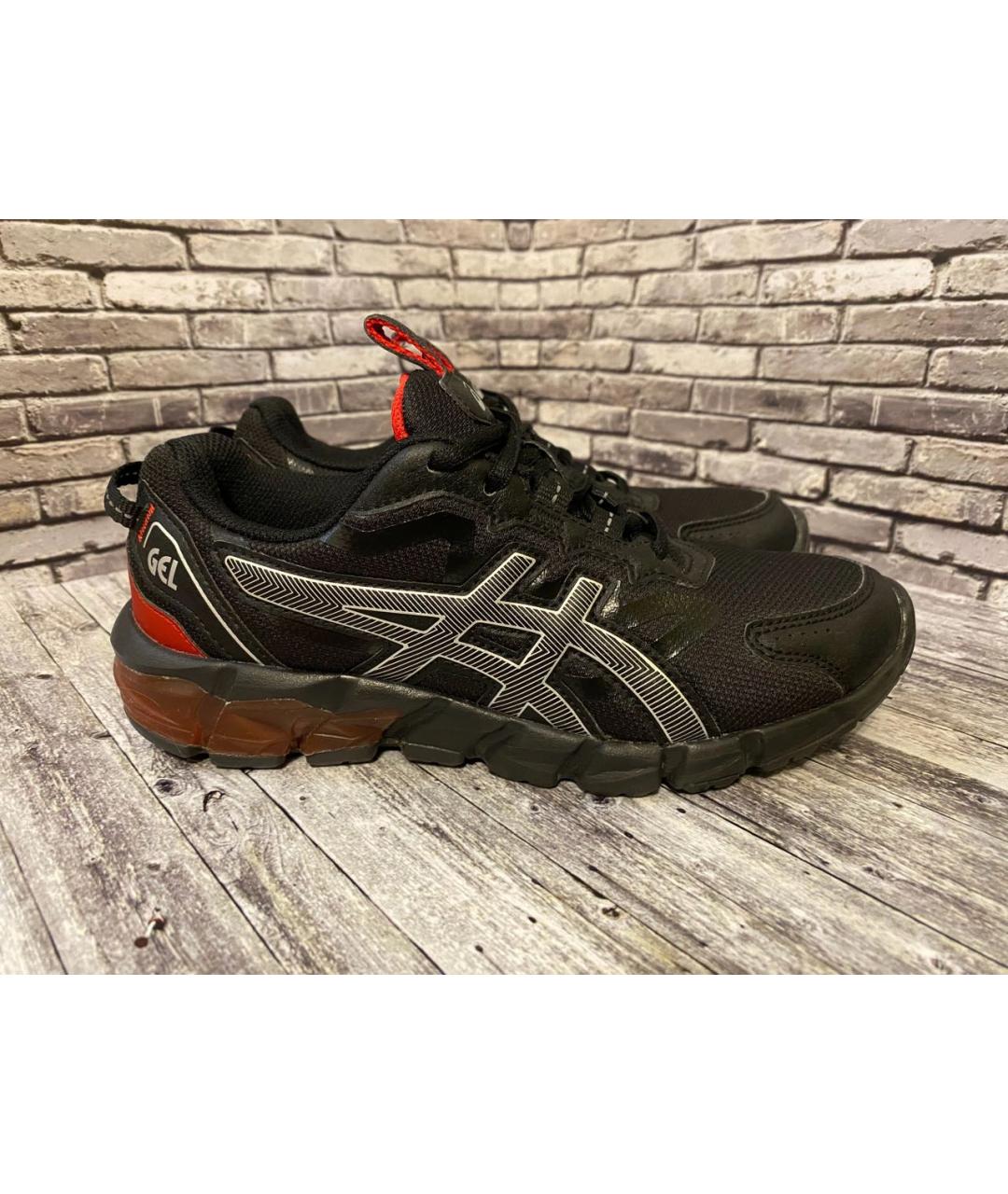 ASICS Черные синтетические кроссовки, фото 6