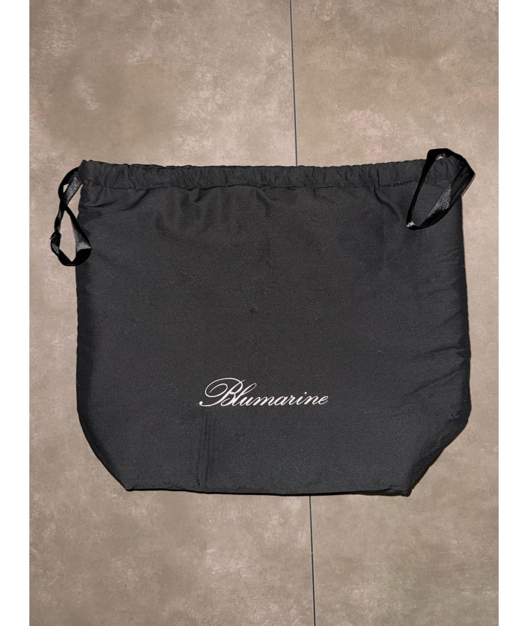 BLUMARINE Бежевая меховая сумка с короткими ручками, фото 4