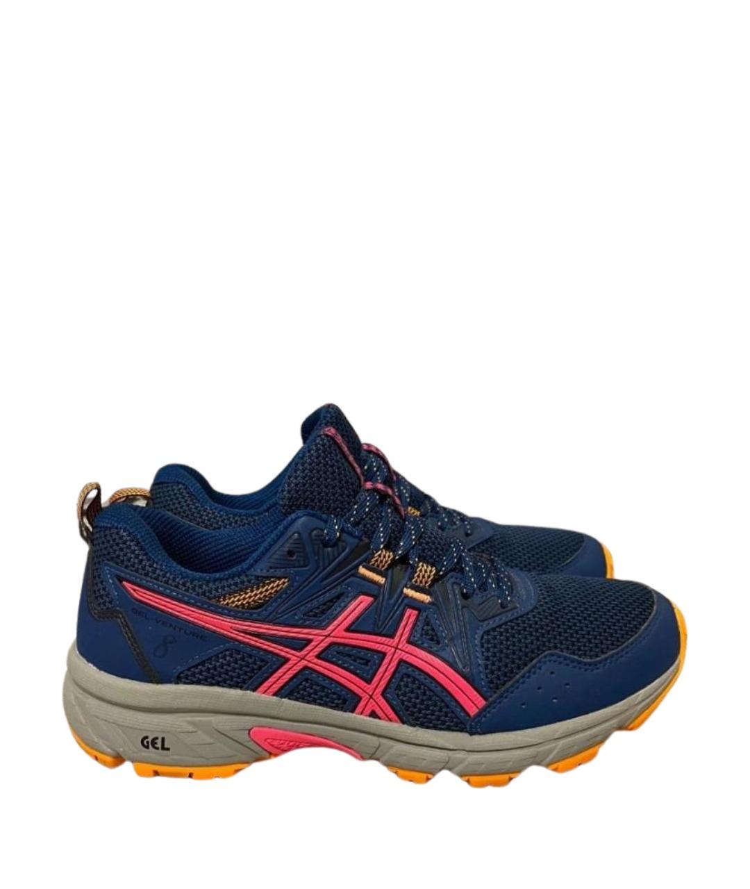 ASICS Синие синтетические кроссовки, фото 1