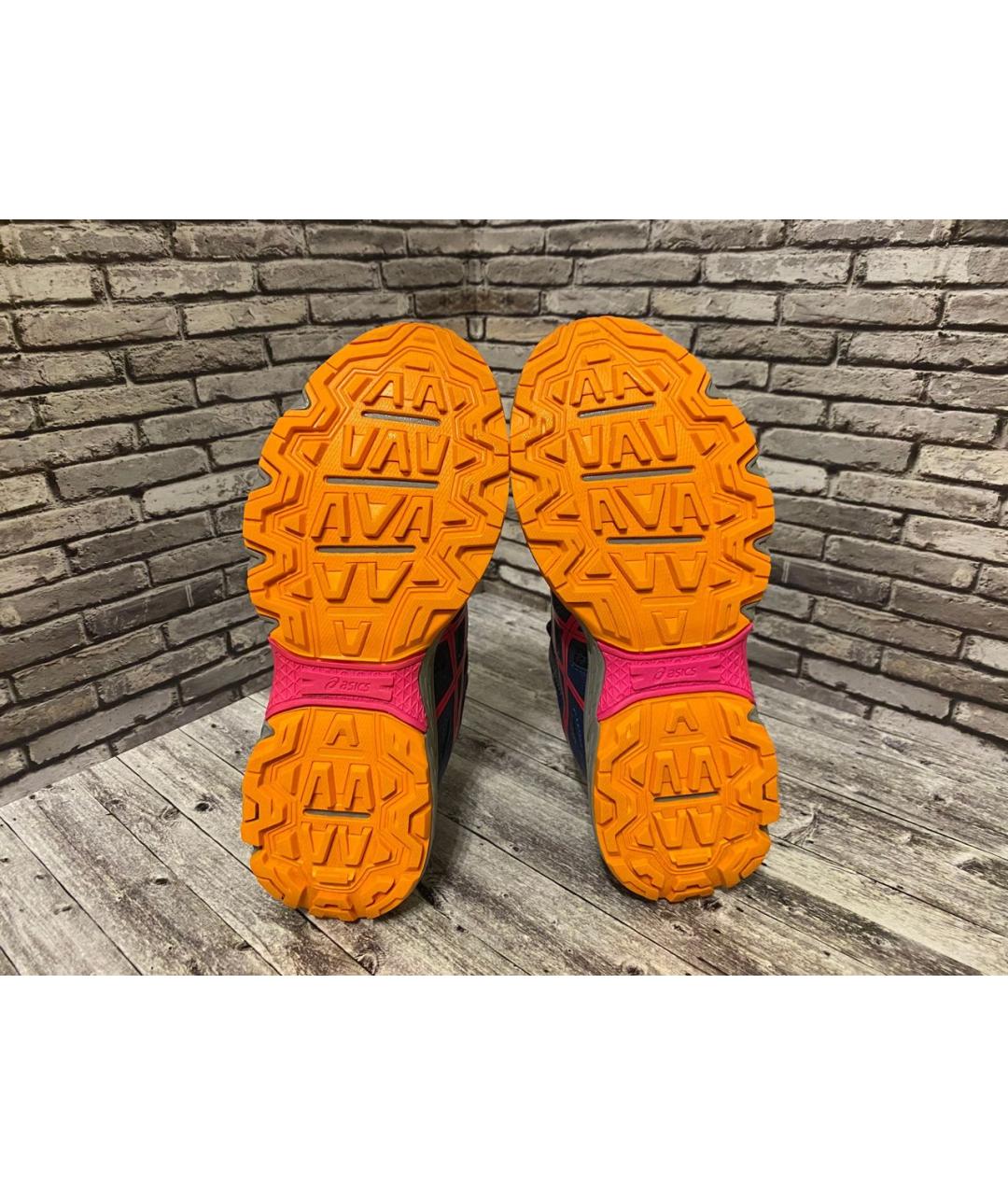 ASICS Синие синтетические кроссовки, фото 3