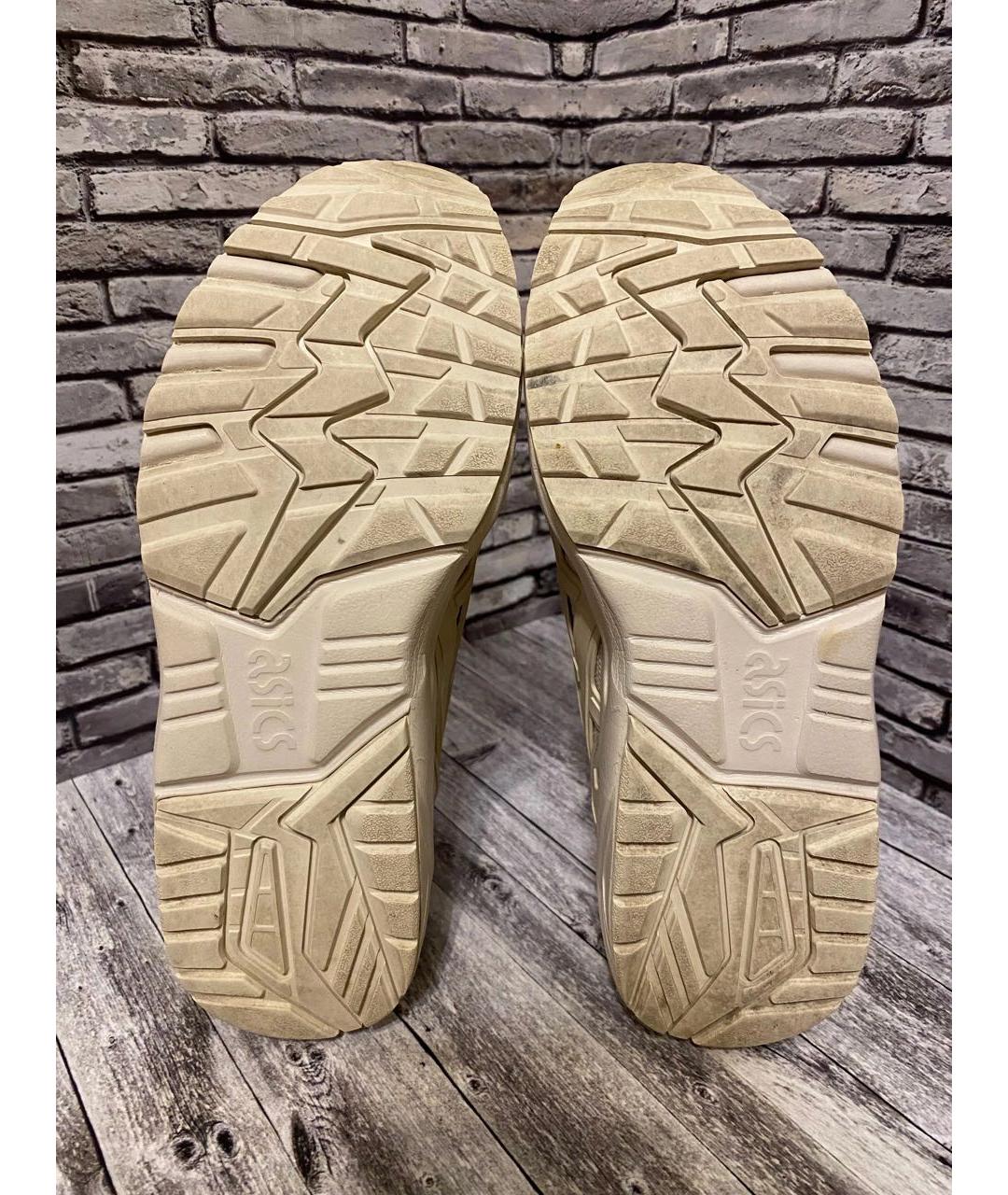 ASICS Бежевые синтетические кроссовки, фото 3