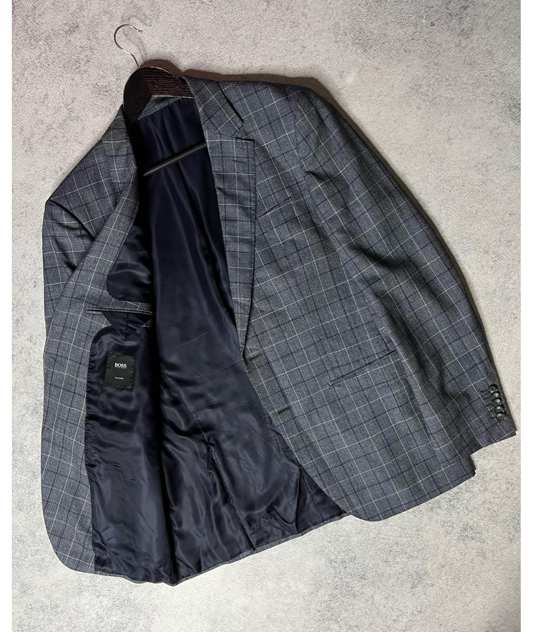 HUGO BOSS Серый классический костюм, фото 7