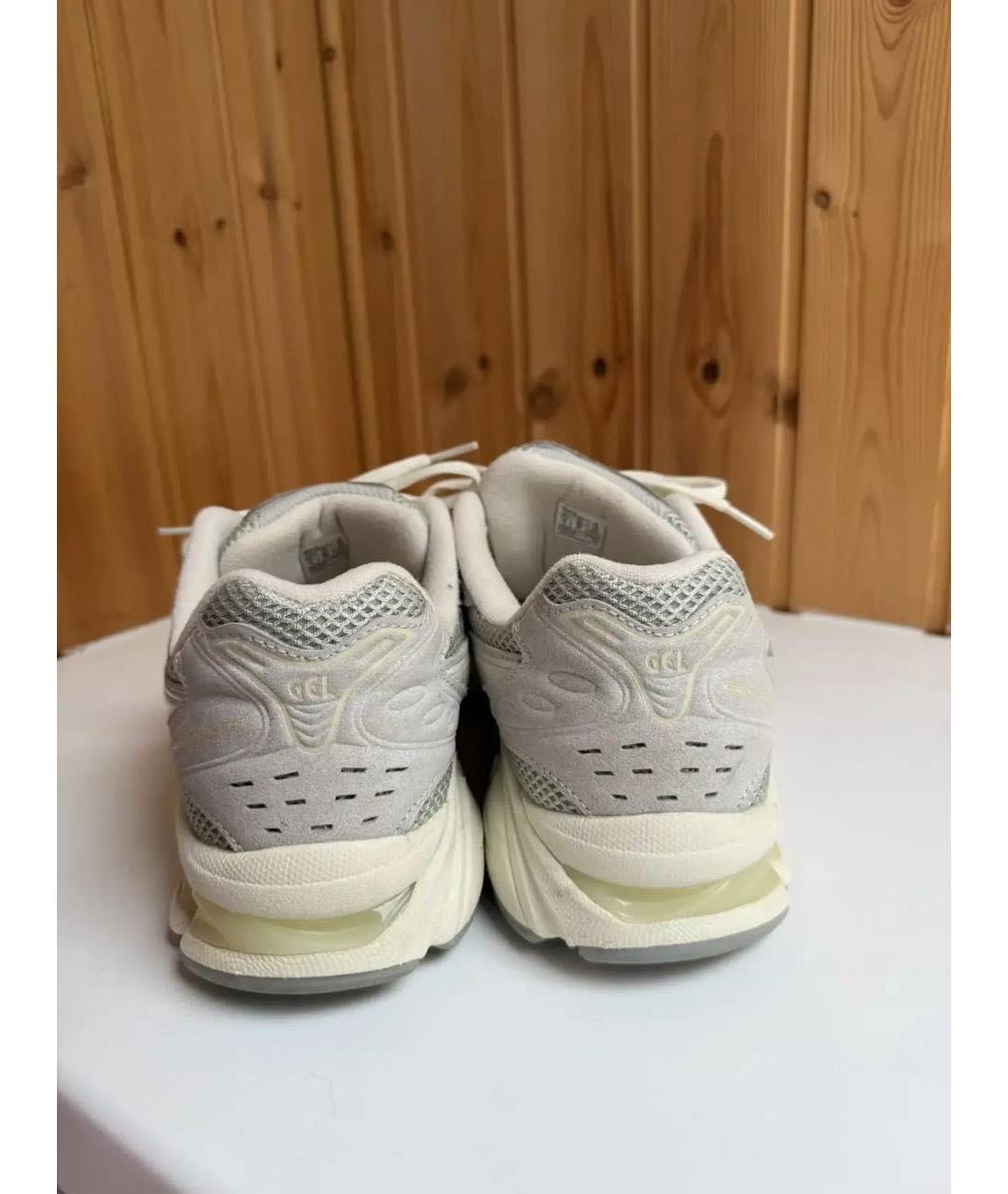 ASICS Бежевые замшевые низкие кроссовки / кеды, фото 4