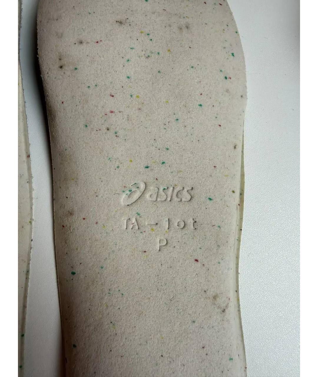 ASICS Бежевые замшевые низкие кроссовки / кеды, фото 7