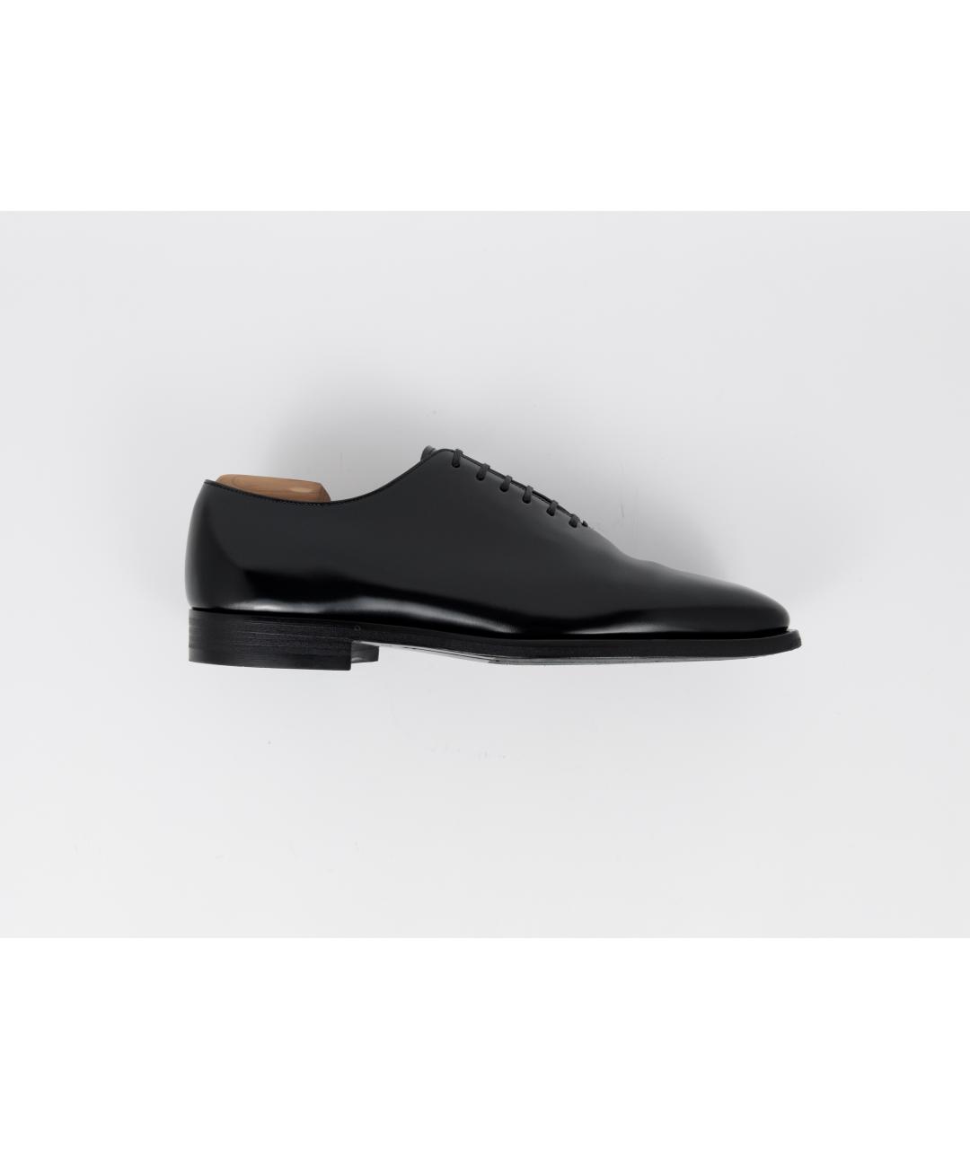 FERRAGAMO Черные кожаные туфли, фото 10