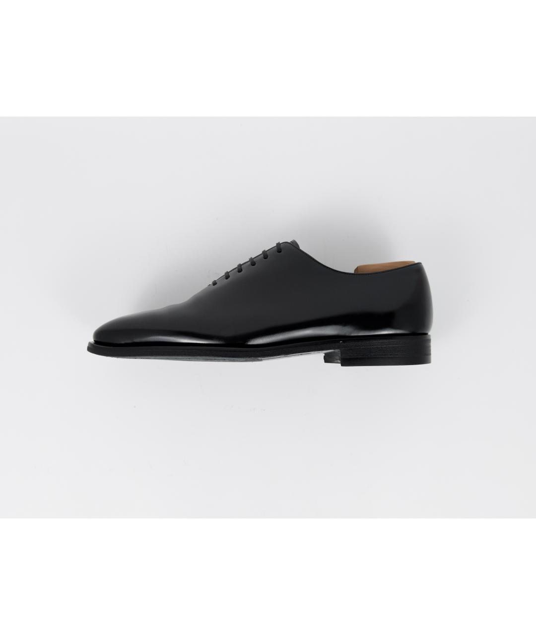 FERRAGAMO Черные кожаные туфли, фото 2